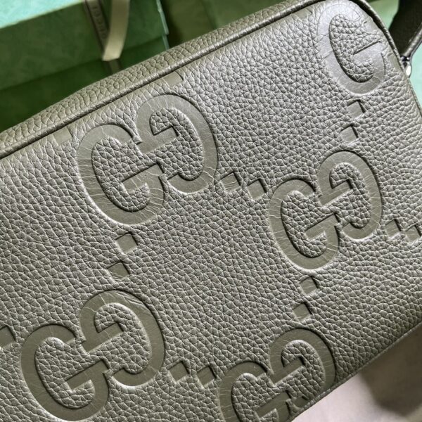 GUCCI JUMBO GG MEDIUM MESSENGER BAG