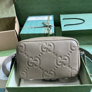 GUCCI JUMBO GG MEDIUM MESSENGER BAG