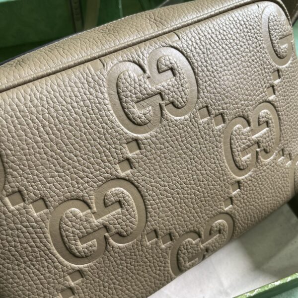 GUCCI JUMBO GG MEDIUM MESSENGER BAG