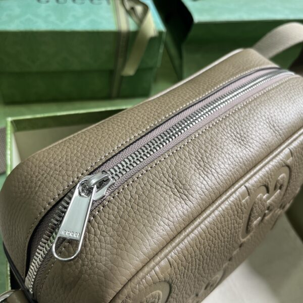 GUCCI JUMBO GG MEDIUM MESSENGER BAG