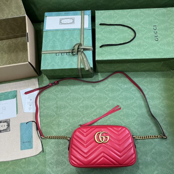 Gucci Marmont Small Matelassé Shoulder Bag