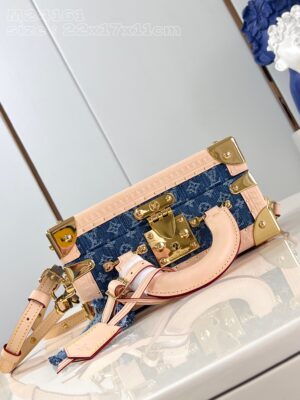 Louis Vuitton Petite Valise Denim Bleu
