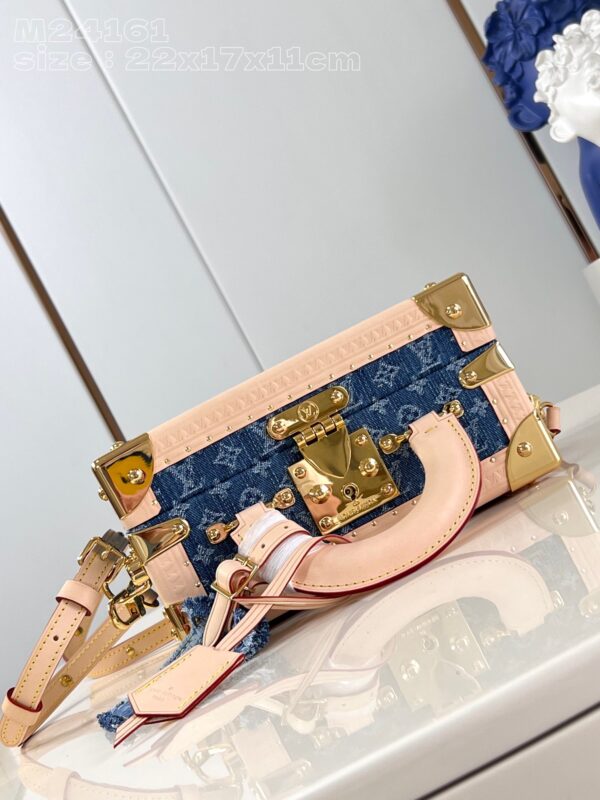 Louis Vuitton Petite Valise Denim Bleu