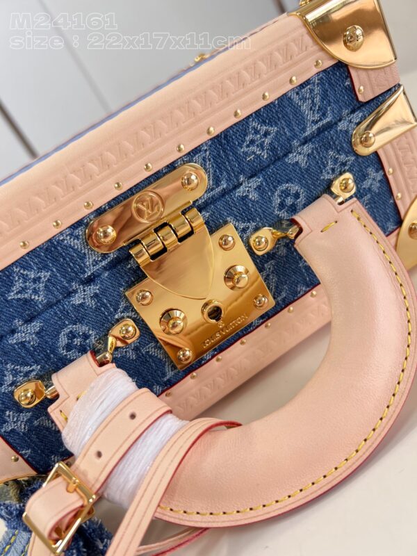 Louis Vuitton Petite Valise Denim Bleu