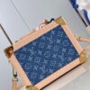 Louis Vuitton Petite Valise Denim Bleu