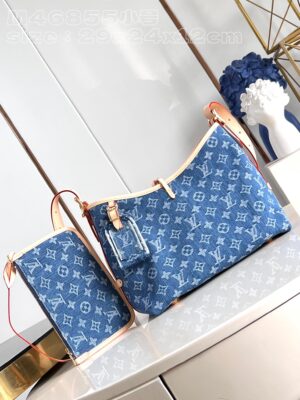 Louis Vuitton CarryAll MM Monogram Denim