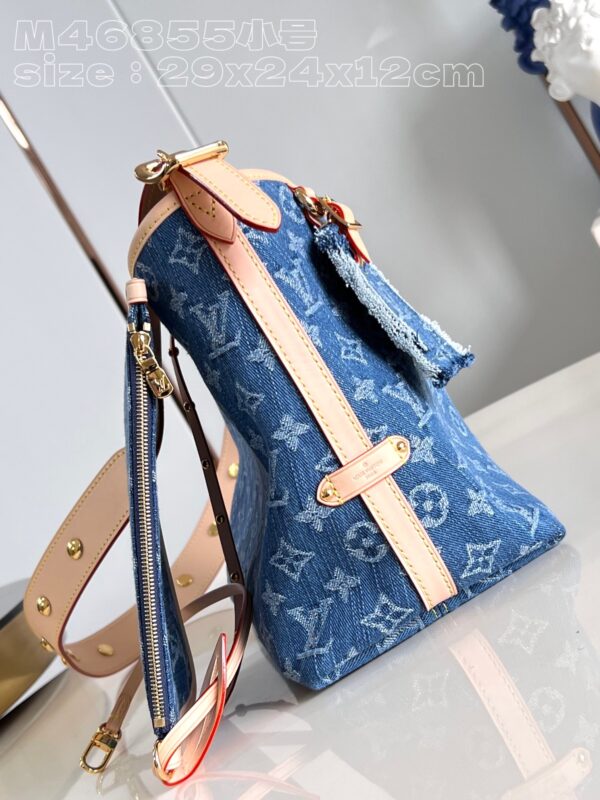 Louis Vuitton CarryAll MM Monogram Denim