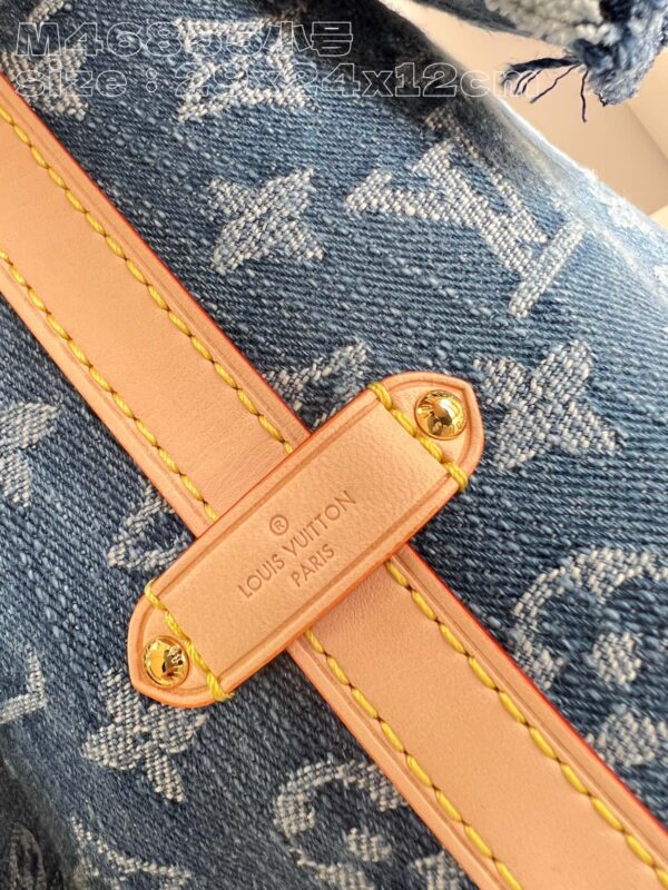 Louis Vuitton CarryAll MM Monogram Denim