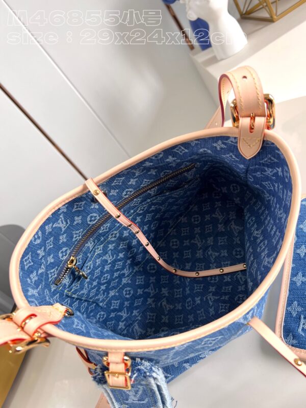 Louis Vuitton CarryAll MM Monogram Denim