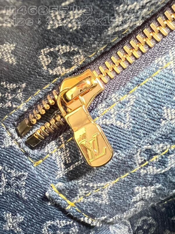 Louis Vuitton CarryAll MM Monogram Denim