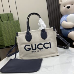 Gucci MINI TOTE BAG WITH GUCCI PRINT