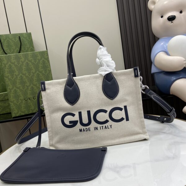 Gucci MINI TOTE BAG WITH GUCCI PRINT