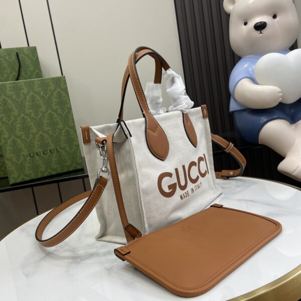 Gucci MINI TOTE BAG WITH GUCCI PRINT