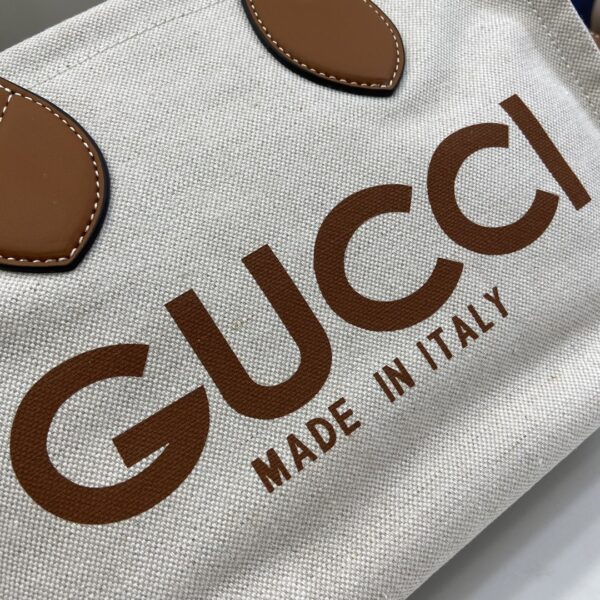 Gucci MINI TOTE BAG WITH GUCCI PRINT