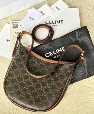 CELINE SMALL HELO?SE BAG CUIR TRIOMPHE