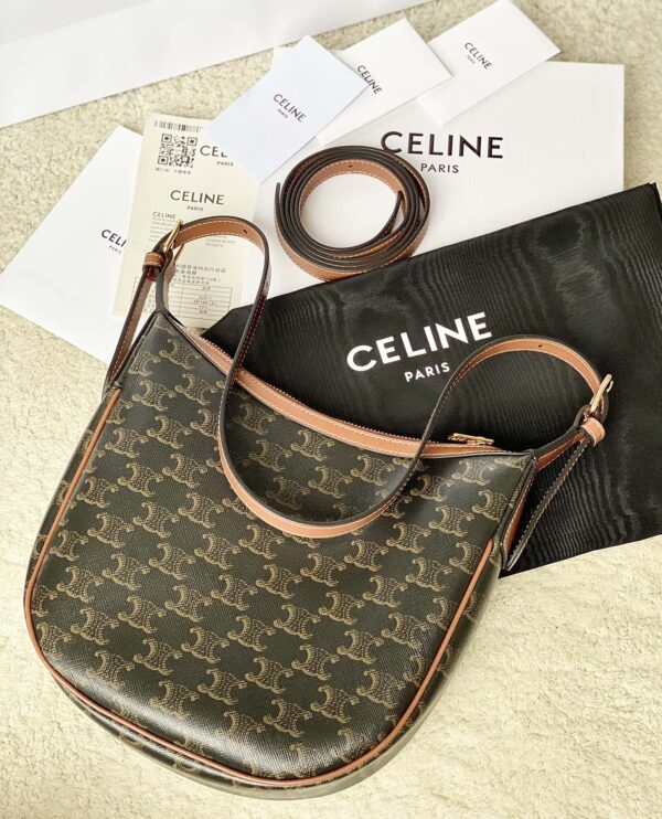 CELINE SMALL HELO?SE BAG CUIR TRIOMPHE