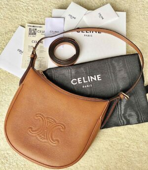 CELINE SMALL HELO?SE BAG CUIR TRIOMPHE