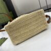 Gucci SUPER MINI STRAW-EFFECT BAG