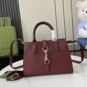 Gucci SMALL TOTE BAG WITH HOOK CLOSURE