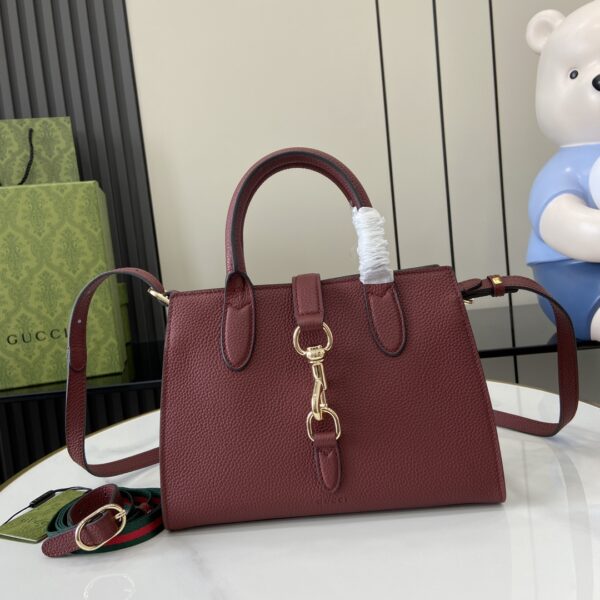 Gucci SMALL TOTE BAG WITH HOOK CLOSURE