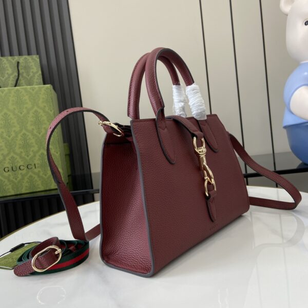 Gucci SMALL TOTE BAG WITH HOOK CLOSURE