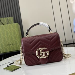 Gucci GG MARMONT MINI TOP HANDLE BAG