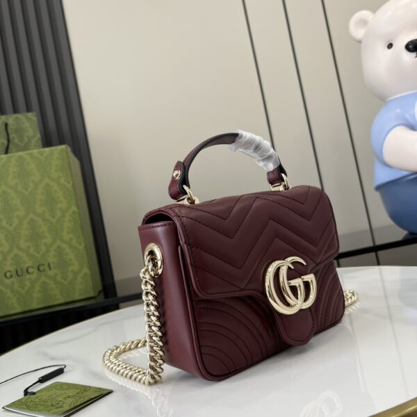 Gucci GG MARMONT MINI TOP HANDLE BAG