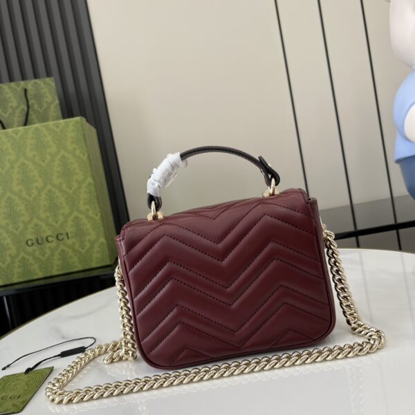 Gucci GG MARMONT MINI TOP HANDLE BAG