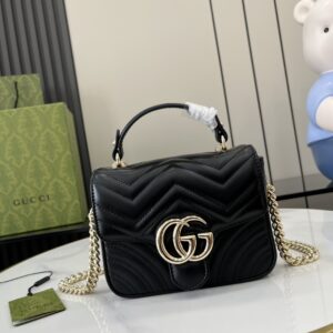 Gucci GG MARMONT MINI TOP HANDLE BAG
