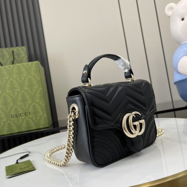 Gucci GG MARMONT MINI TOP HANDLE BAG