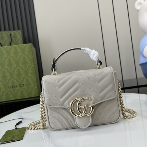 Gucci GG MARMONT MINI TOP HANDLE BAG