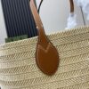 Gucci MEDIUM STRAW-EFFECT TOTE