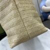 Gucci MEDIUM STRAW-EFFECT TOTE
