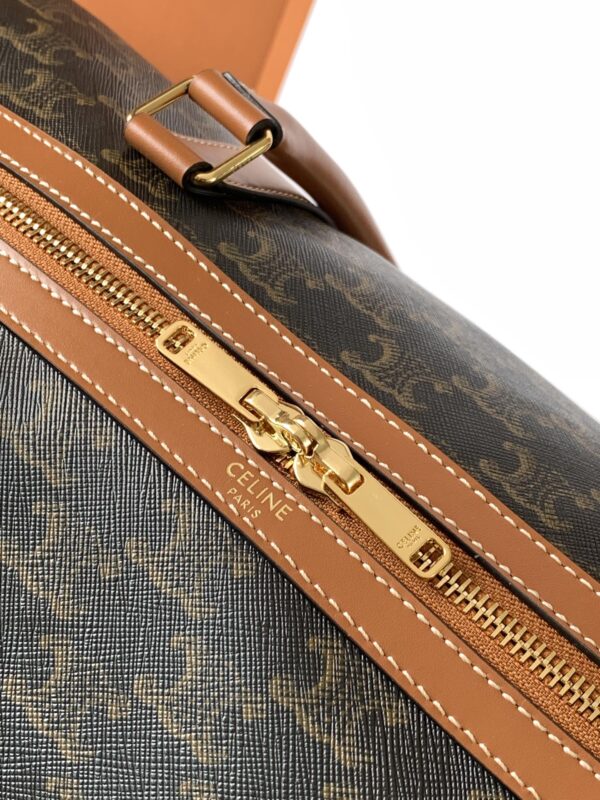CELINE LARGE TRAVEL BAG IN TRIOMPHE CANVAS