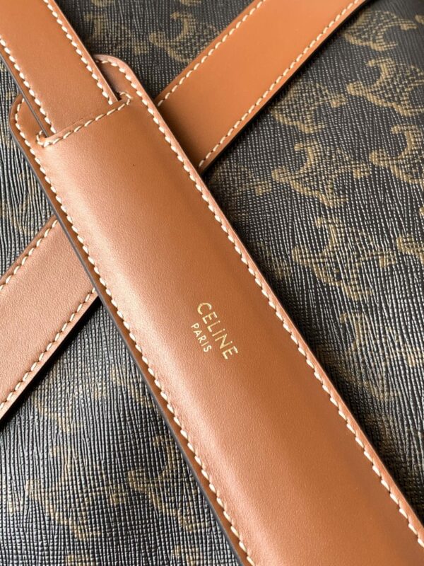 CELINE LARGE TRAVEL BAG IN TRIOMPHE CANVAS