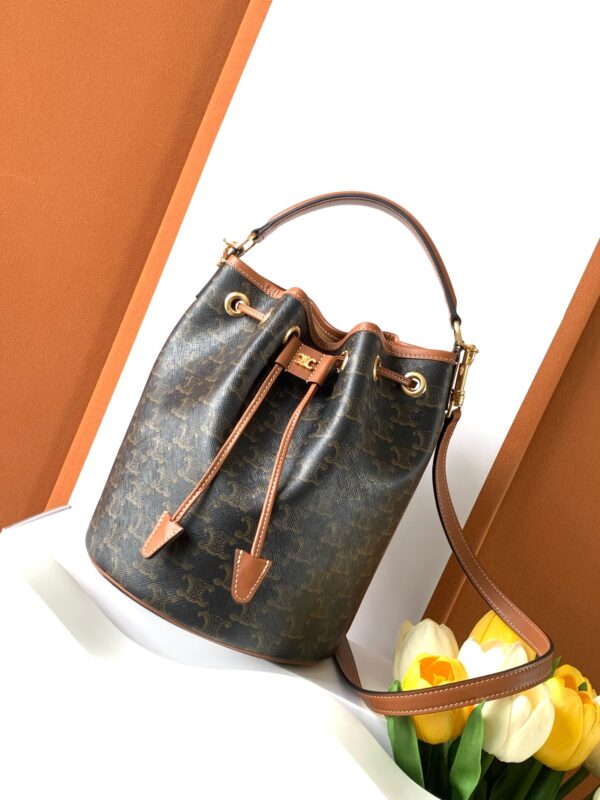 CELINE CLARA BAG IN TRIOMPHE