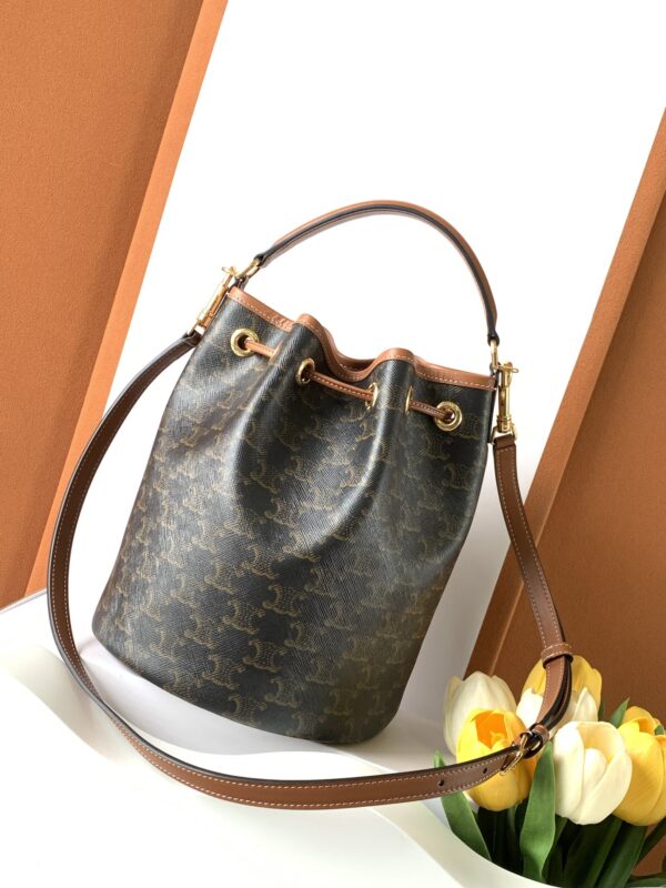 CELINE CLARA BAG IN TRIOMPHE