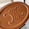CELINE Oval minaudiere cuir triomphe