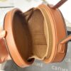 CELINE Oval minaudiere cuir triomphe
