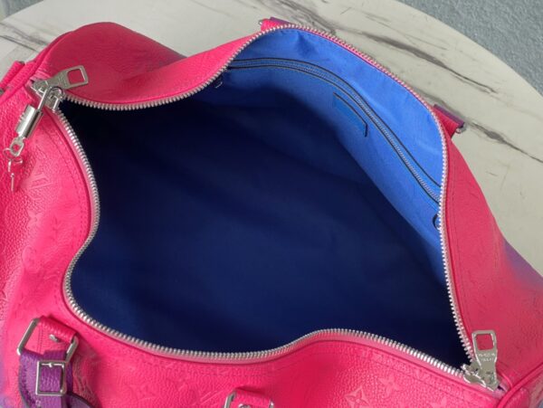 Louis Vuitton Keepall 50B Taurillon Illusion Blue/Pink