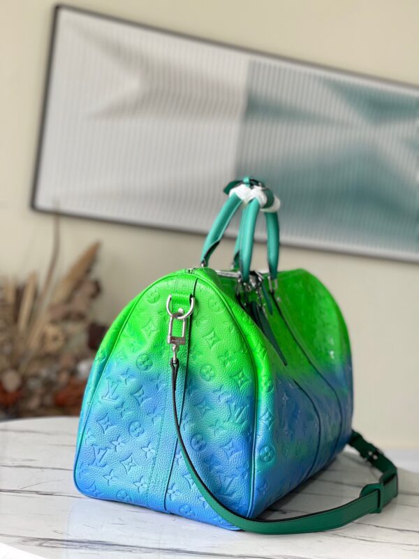 Louis Vuitton Keepall 50B Taurillon Illusion Blue/Green