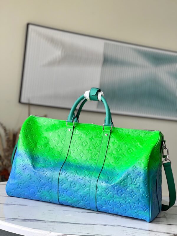 Louis Vuitton Keepall 50B Taurillon Illusion Blue/Green