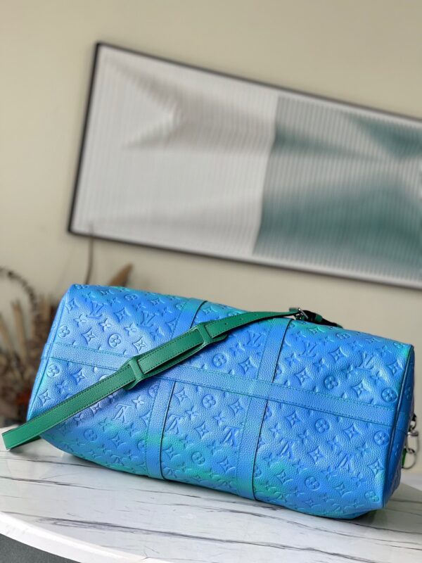 Louis Vuitton Keepall 50B Taurillon Illusion Blue/Green
