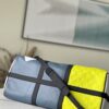 Louis Vuitton Keepall Bandoulière 50B Blue/Yellow
