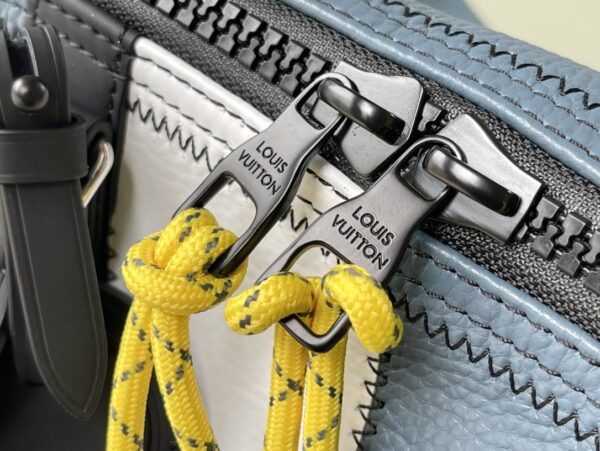 Louis Vuitton Keepall Bandoulière 50B Blue/Yellow