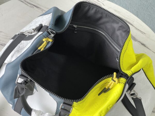 Louis Vuitton Keepall Bandoulière 50B Blue/Yellow