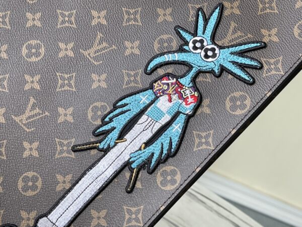 Louis Vuitton Monogram Friends Sac Plat Bag 2WAY Tote Bag Shoulder Bag