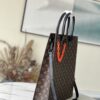 Louis Vuitton Monogram Sack Plat Monogram Canvas Brown Neon Virgil Abloh Tote Bag