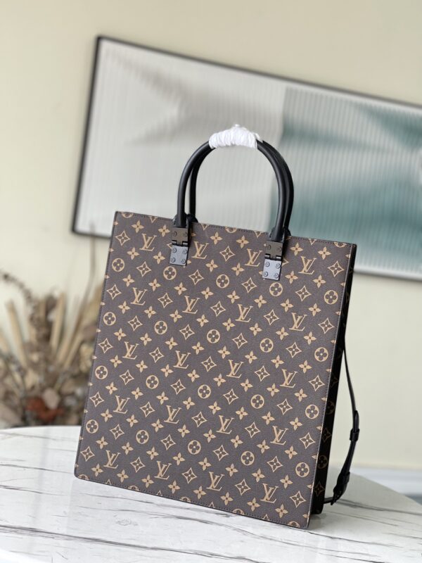 Louis Vuitton Monogram Sack Plat Monogram Canvas Brown Neon Virgil Abloh Tote Bag