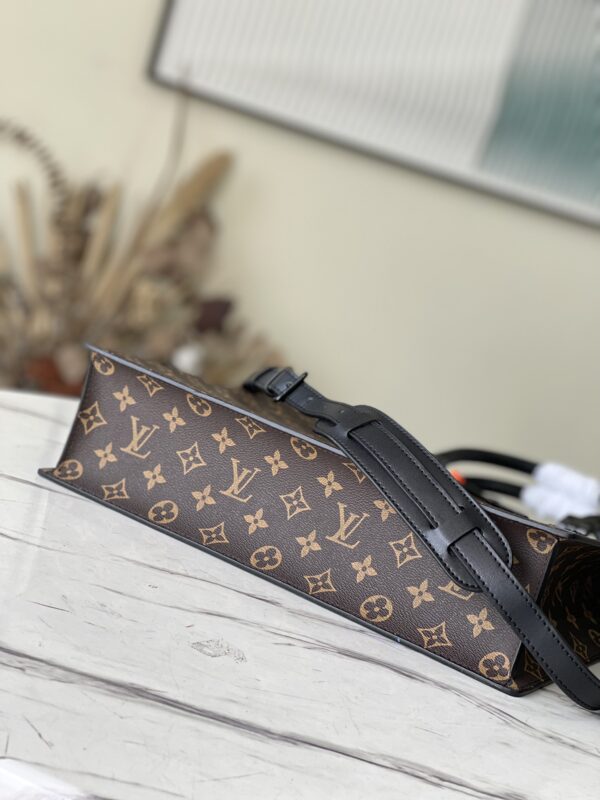 Louis Vuitton Monogram Sack Plat Monogram Canvas Brown Neon Virgil Abloh Tote Bag